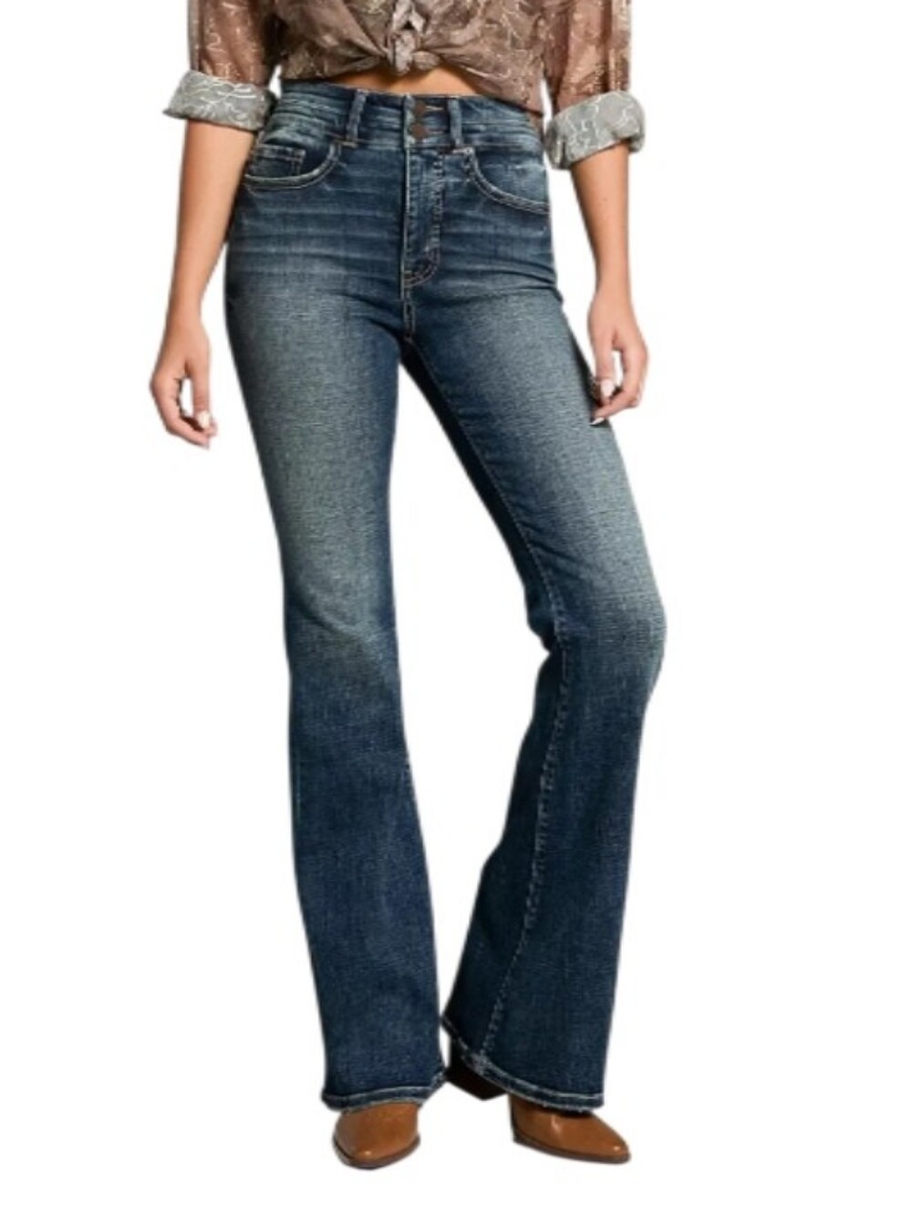 BKE Parker High-Rise Flare Universal Fit Denim Jeans